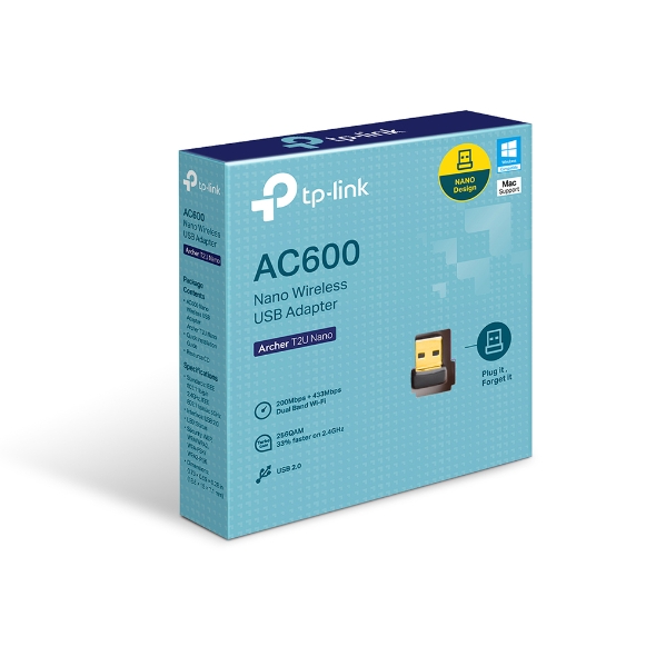TP Link AC600 Nano Wireless USB Adapter   Archer T2U Nano