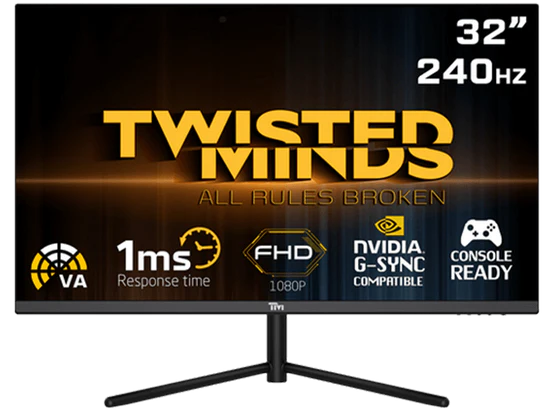 Twisted Minds TM32FHD180VA 32" FHD VA,180Hz, 1ms, Gaming Monitor