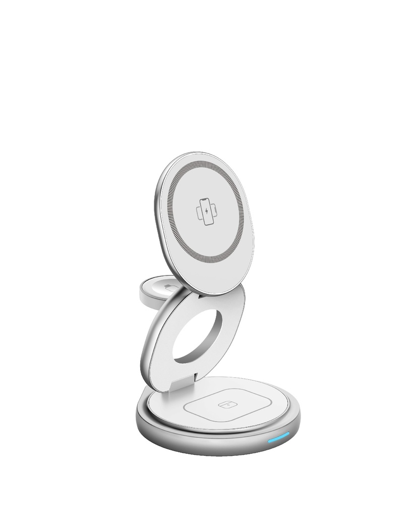 Wireless Charging 3 in 1 360° Rotation Magnetic Station W27
