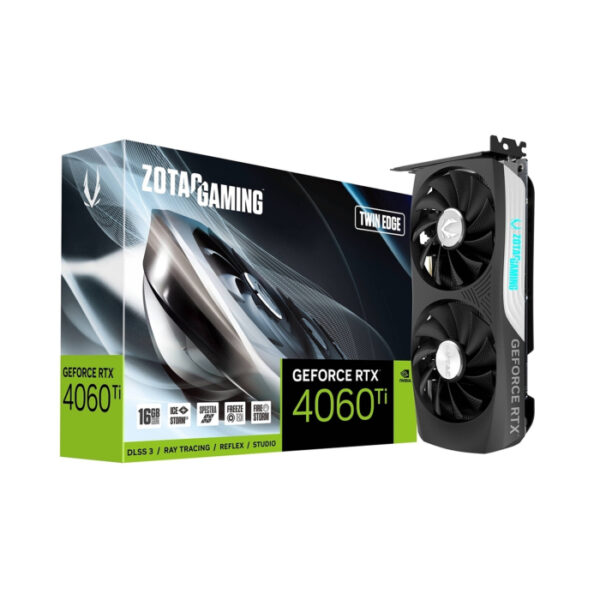 Zotac Gaming GeForce RTX 4060 Ti Twin Edge 16GB GDDR6 Graphics Card